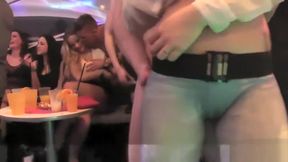 Hot club girls enjoy some hard boners