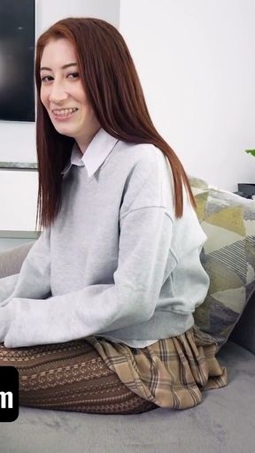 Step-Nana Helps Her Stepgrandson Nut Before Going Out To Keep His Head Cool And Make His Girl Happy   Clip 1