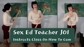 Sex Ed Teacher Instructs You To Cum JOI