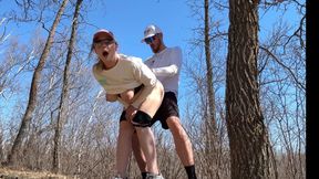 Natural Scene MILF Caught In The Act