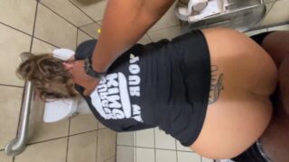 POV public of amateur cheating wife PAWG sucking cock