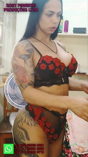 Rosy Pinheiro taking virginity from a boy. (Vitor Santos participation)