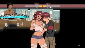 Hot fresh girls strip down in spooky mansion