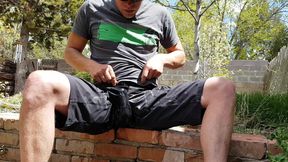 Wetting my shorts 5 times while gardening