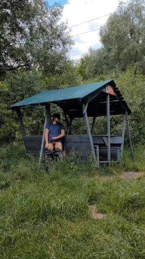 Jerkoff in Open Park