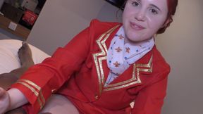 Shy English Air Hostess First Time BBC