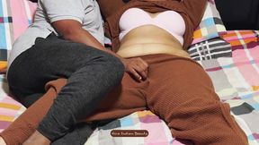 Desi Aunty Cheating on Husband with Ex-Boyfriend - Tight Pussy Fingering &amp; Big Boobs Pressing