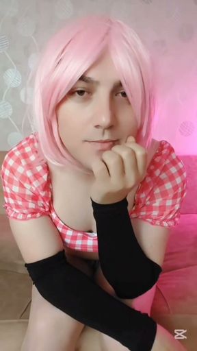 Pretty Slutty Femboy Cowgirl Sissy Kitty