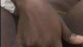 solo female orgasm, morning masturbation by black girl