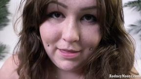 Hot Aleah Paris Gets Spanked and Splashed with Sperm