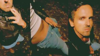 SlutboybenCAM4 goes wild on a big dicked stud in public & takes massive load in his pants