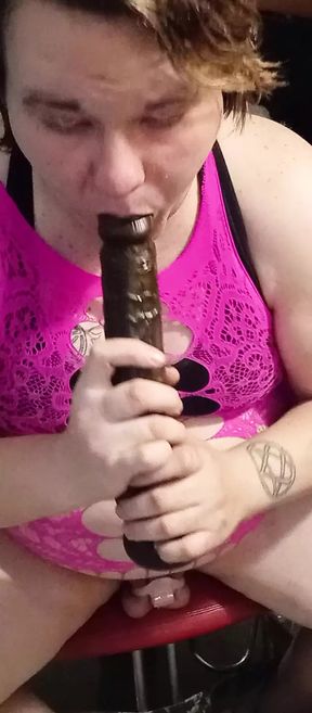 Deepthroat training for Sissy Cock lover