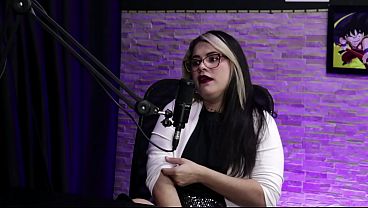 Moaning Gorgeous Babe Interrupts Filming Interview