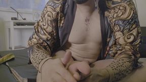 Persian Femboy Has Foot Fetish and Cums in His Shoes with Dildo