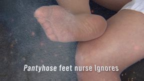 Nurse Eve in Pantyhose Ignores her Patient 1