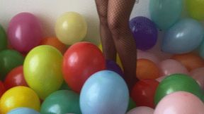 Balloon Mass pop with pin