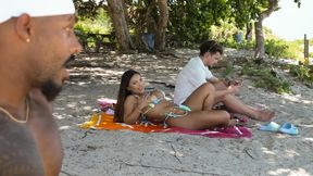 ”Brandy Salazar & Dickdealer Don Enjoy an Ass Fucking Adventure on the Beach”