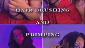 Beautiful Fat Femdom Hairbrushing and Primping