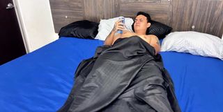 My MILF Stepmother Can't Contain Herself When She Sees My Huge Cock. Homemade Latina- MILF