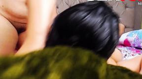 ”(short ok 16:9) Lesbian Latin friend eats her muff”