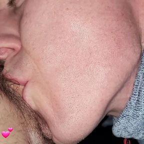 horny &quot;stepson&quot; licks mama&#039;s hairy, wet, fleshy butterfly pussy and gets fucked