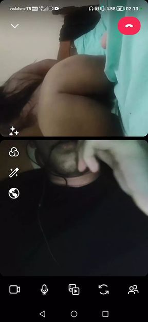 (Real) Video Call sex with Japanese whore and western guy