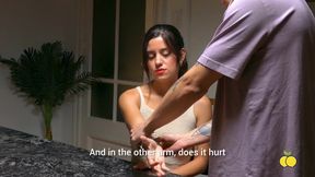 I Went to the Doctor Because My Hand Was Hot and I Didn&#039;t Expect to Find Someone so Young. My Pussy Got Very Wet.