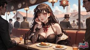 Creamy Steampunk Seduction: Maid's Whipped Cream Explosion