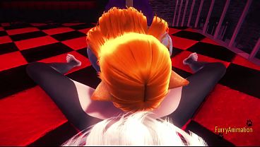 Furry Yiff Hentai POV Blowjob and Fucked Cat x Leopard - 3D Manga anime cartoon japanese porn
