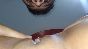 Hubby Arrived to the Motel After I Fucked with Other Boy and Clean up the Cum Before Creampie Me