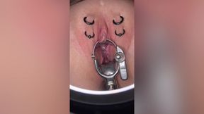 Sklavin S Plays with Her Cervix