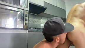 Straight Fucks Me In The Kitchen