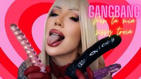 Gangbang per la mia sissy ITA - italiana - addestramento sissy - orgasmo anale - sissy troia - JOI - umiliazione - Rendimi Bisessuale