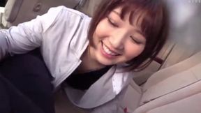 Rhythmic Gymnast in Leotard Enjoys Passionate Oral Adventures Fully Clothed