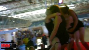 one colourful show with lesbian girls at the erotic festival seb 2010 in barcelona