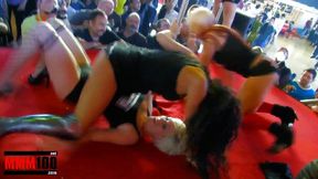 one colourful show with lesbian girls at the erotic festival seb 2010 in barcelona