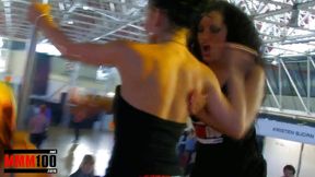 one colourful show with lesbian girls at the erotic festival seb 2010 in barcelona