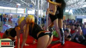 one colourful show with lesbian girls at the erotic festival seb 2010 in barcelona