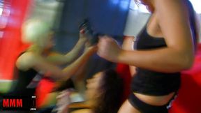one colourful show with lesbian girls at the erotic festival seb 2010 in barcelona
