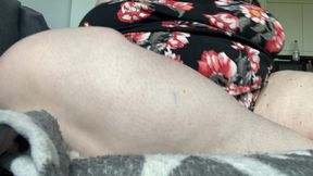 British BBW/SSBBW masturbates in front of an open window