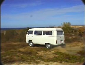 Sexy blonde fucking in dogging position