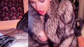 Fucking Instead of Partying My Secret Fetish in a Fur Coat