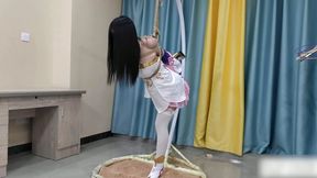 ADM21-Cosplay, suspension bondage, insertable props, vibrator-induced orgasm.