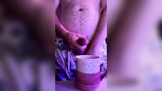 Steamy Masculine NUTTING TESTICLE TONIC into Your Coffee