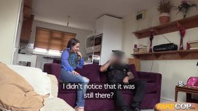 Fake Cop - Lonely Housewife Olga Cabaeva Fucked in the Arse
