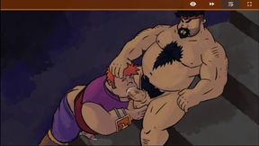 Help the friend with the big furry to get his reward!