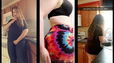 Ginger Milf Teasing and Stripping