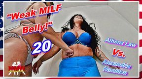 Weak MILF Belly! 20 WMV