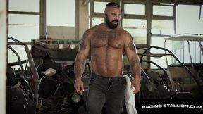 RAGING STALLION - Wild Anal Fuck In Dirty Garage With This Two Hot Bodybuilders
