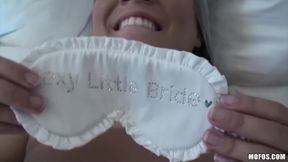 B Sides - Naughty Small Ass Stacey Hopkins Shows off Wedding Outfit &amp; Sucks Juan Until He Cums on Veil